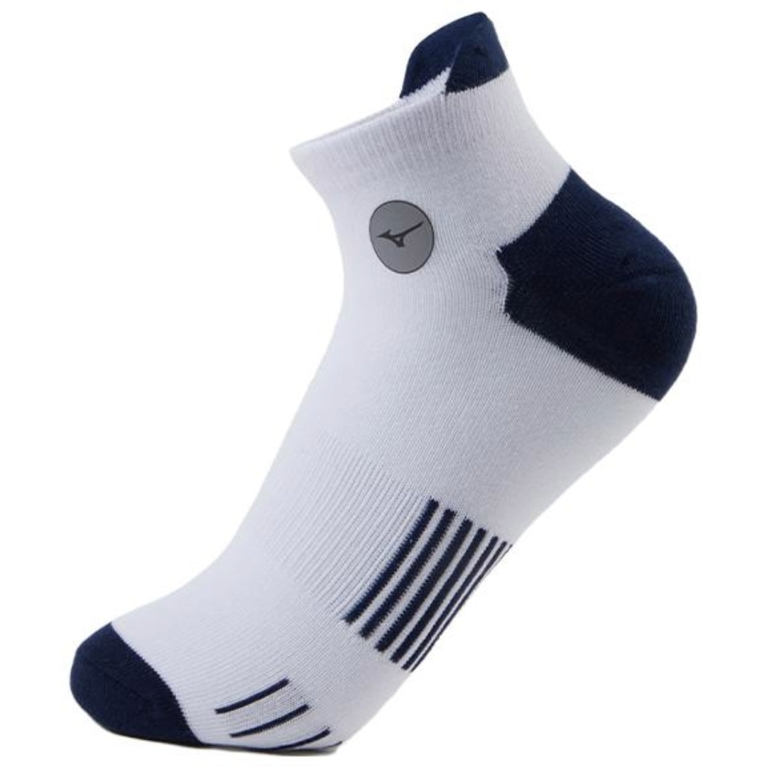 Mizuno PERFORMANCE Striped Mid-Calf Socks 'White Black' J3CX33P4