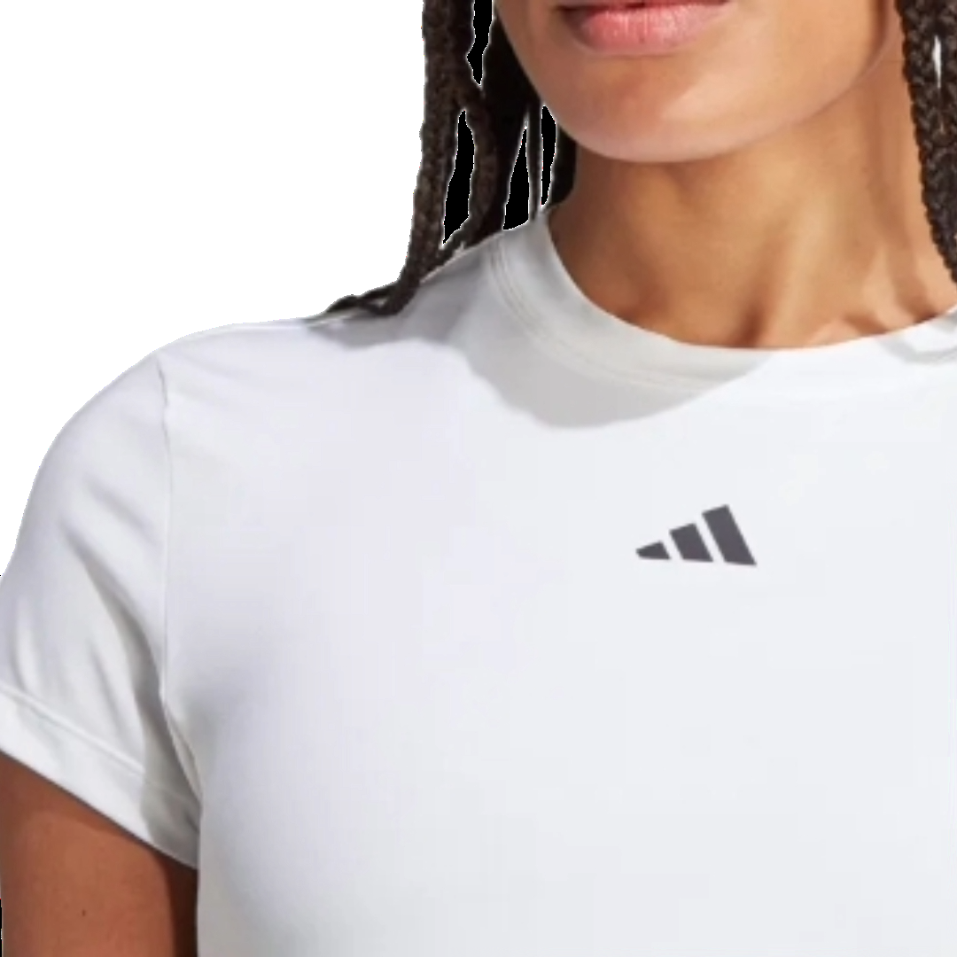 (WMNS) adidas Hyperglam Training T-Shirt Asia Sizing 'White' IM8785