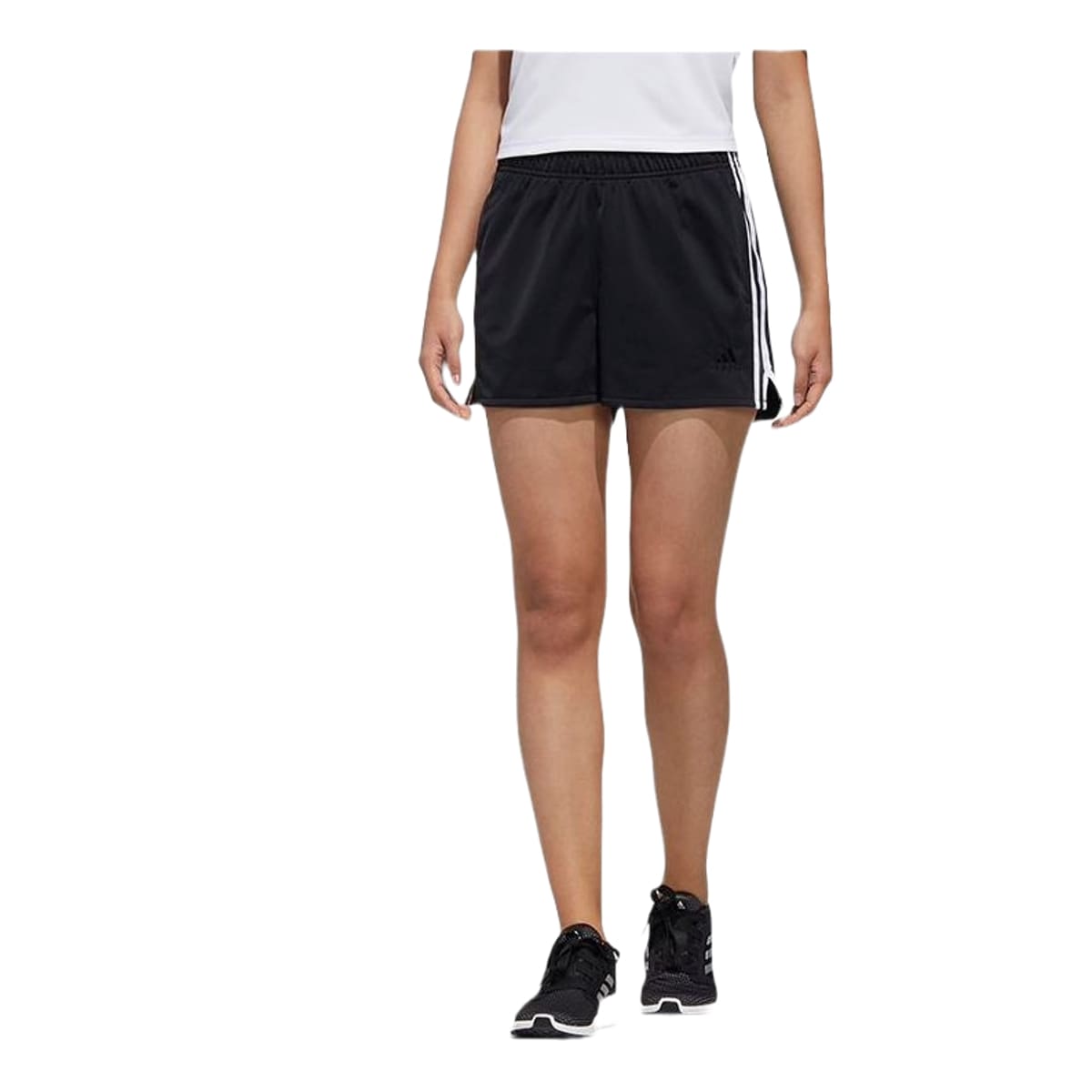 (WMNS) adidas Sub Logo Shorts Asia Sizing 'Black' GL5617