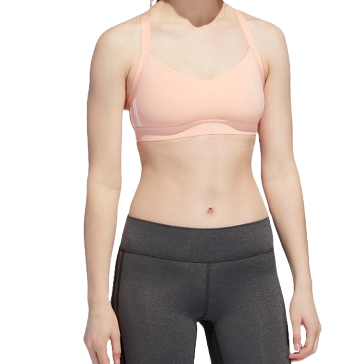 (WMNS) adidas All Me 3-Stripe Bra Asia Sizing 'Pink' EB3666