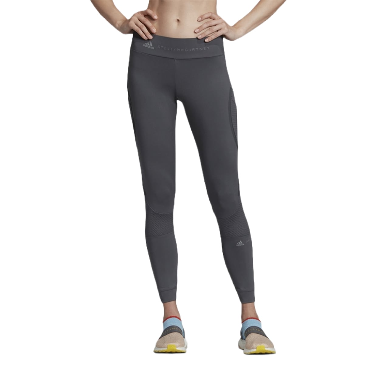 (WMNS) adidas By Stella McCartney Essential Tights Asia Sizing 'Grey' EA2206