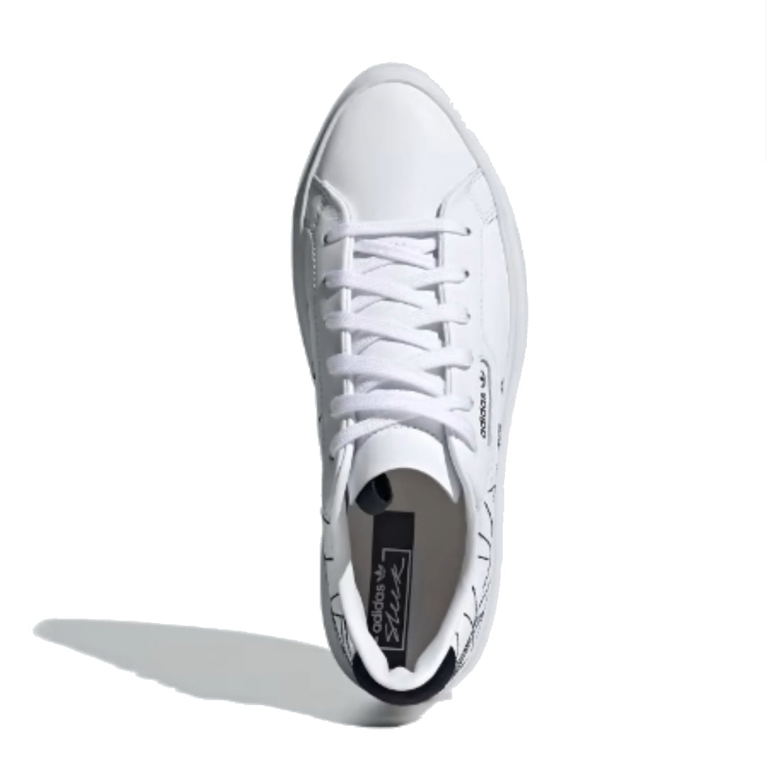 (WMNS) adidas Originals Sleek Super 'White Black' EH1391