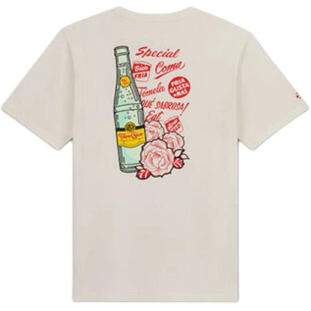 Converse x Topo Chico T-Shirt Asia Sizing 'Beige Red' 10027205-A01