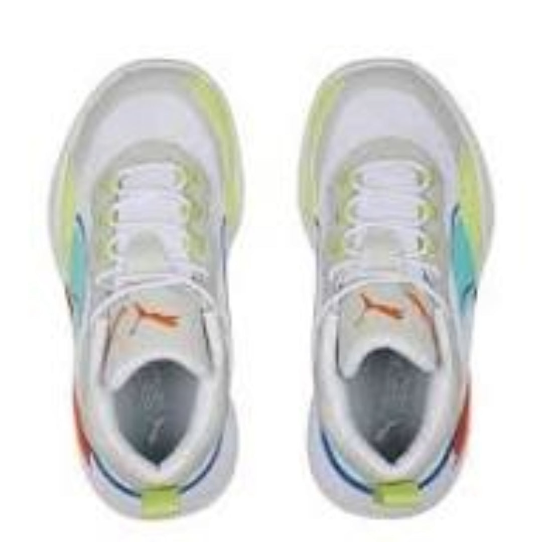 (GS) PUMA Playmaker 'White Blue Orange' 387354-06
