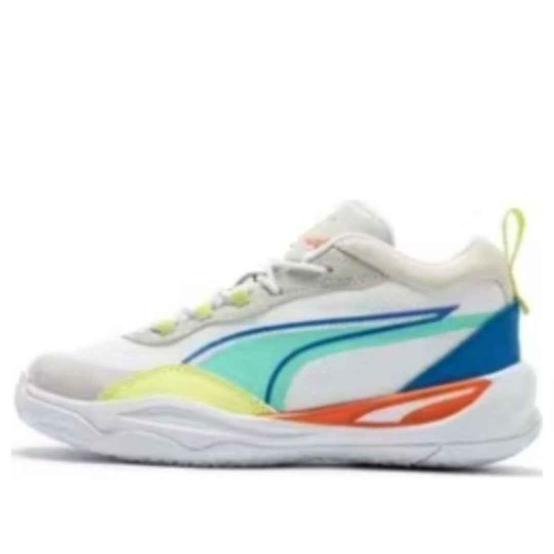 (GS) PUMA Playmaker 'White Blue Orange' 387354-06