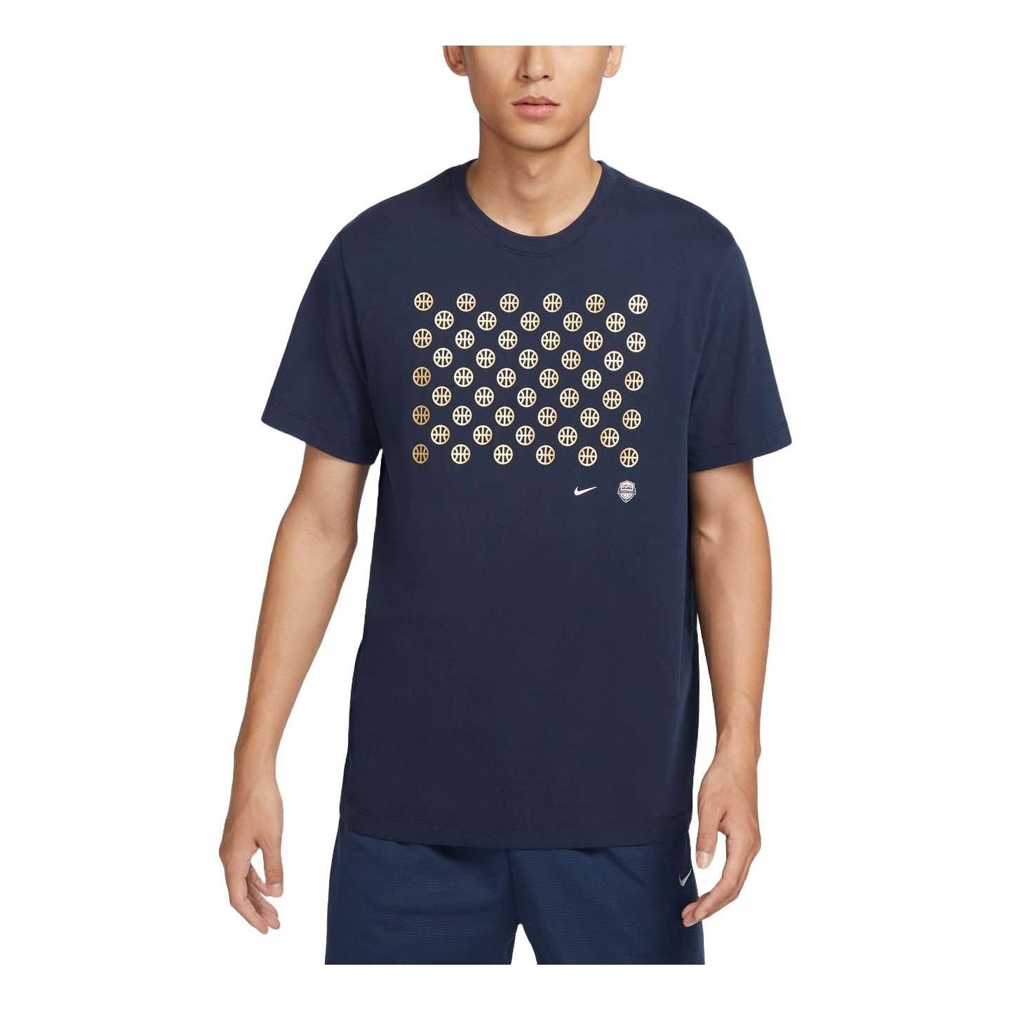 Nike USA Basketball T-shirt Asia Sizing 'Black' HF6072-451