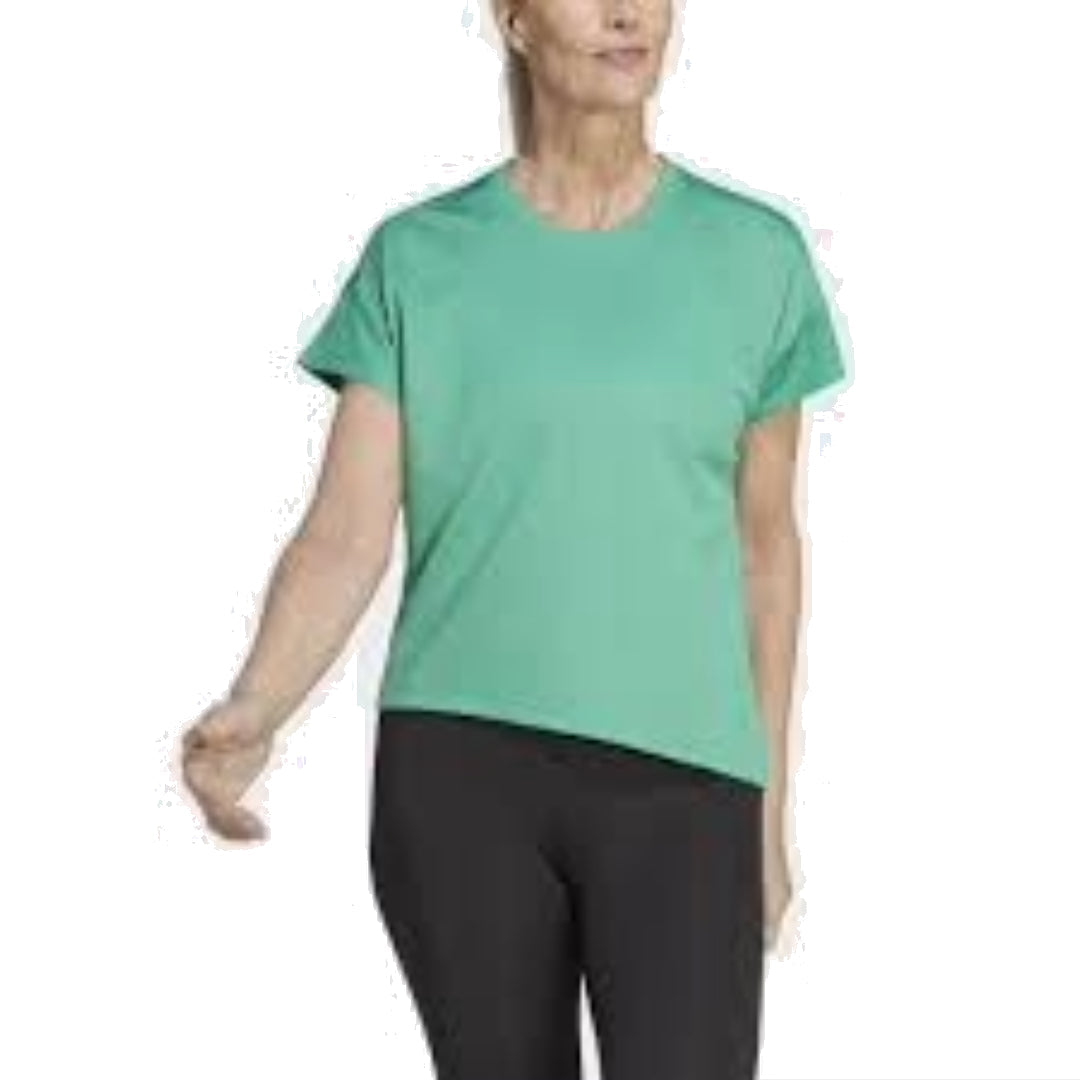 (WMNS) adidas HIIT Aeroready Quickburn Training T-Shirt Asia Sizing 'Green' HY5413
