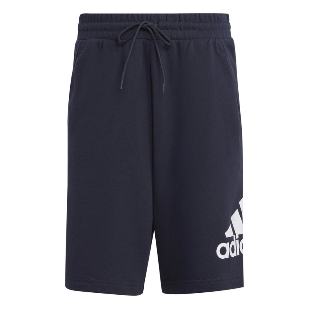 adidas Essentials Big Logo French Terry Shorts 'Navy White' IC9402