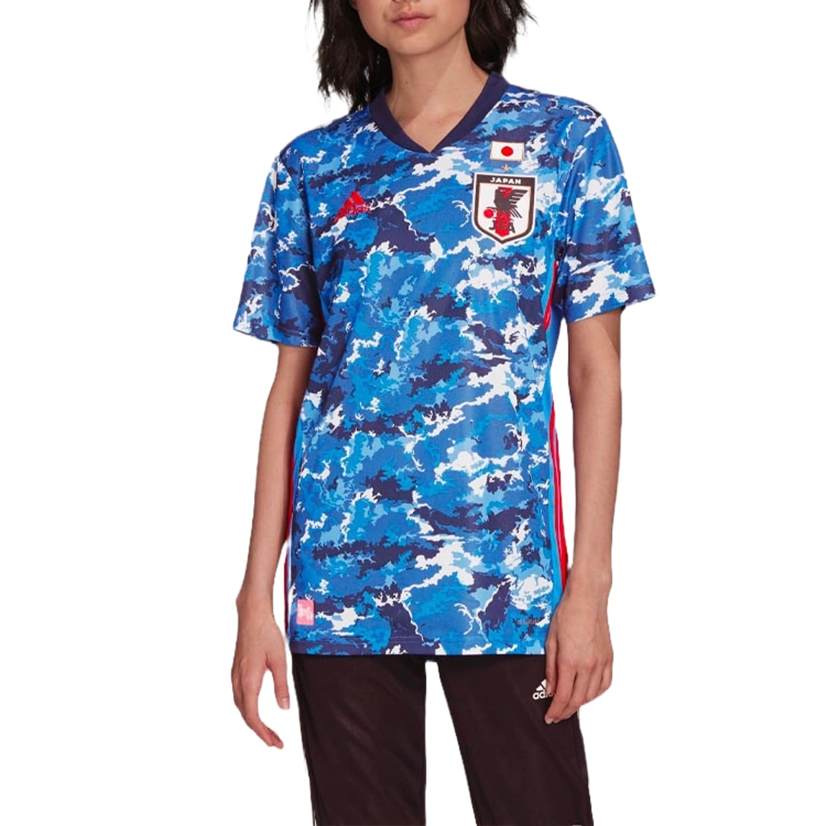 (WMNS) adidas Japan 24/25 Home Jersey Asia Sizing 'Blue White' ED7364