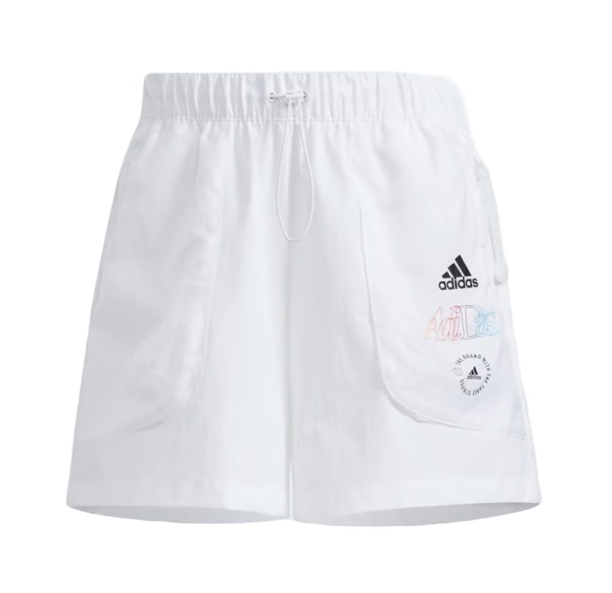 (WMNS) adidas Woven Shorts Asia Sizing 'White' HA3631