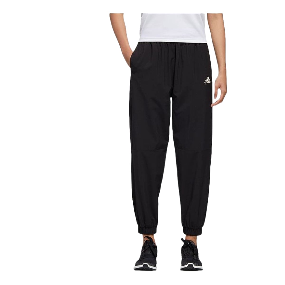 (WMNS) adidas Woven Pants Asia Sizing 'Black' GL5615
