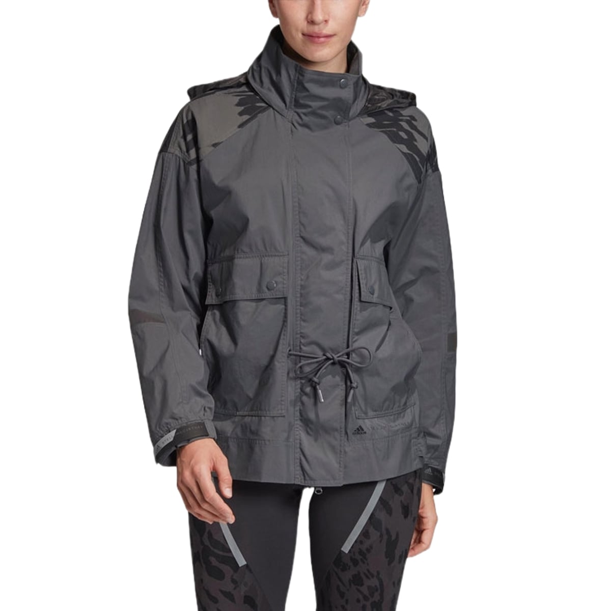 (WMNS) adidas By Stella McCartney Run Ultimate Jacket Asia Sizing 'Grey' EA2162