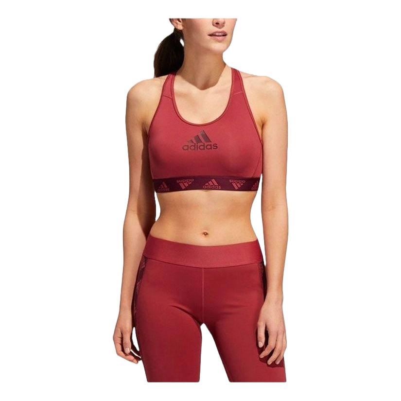 (WMNS) adidas Don't Rest Alphaskin Badge of Sport Bra 'Red' GC8176