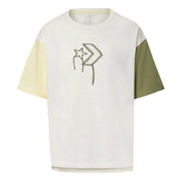 (WMNS) Converse Logo Printed T-ShirtAsia Sizing ' White Green' 10020854-A02