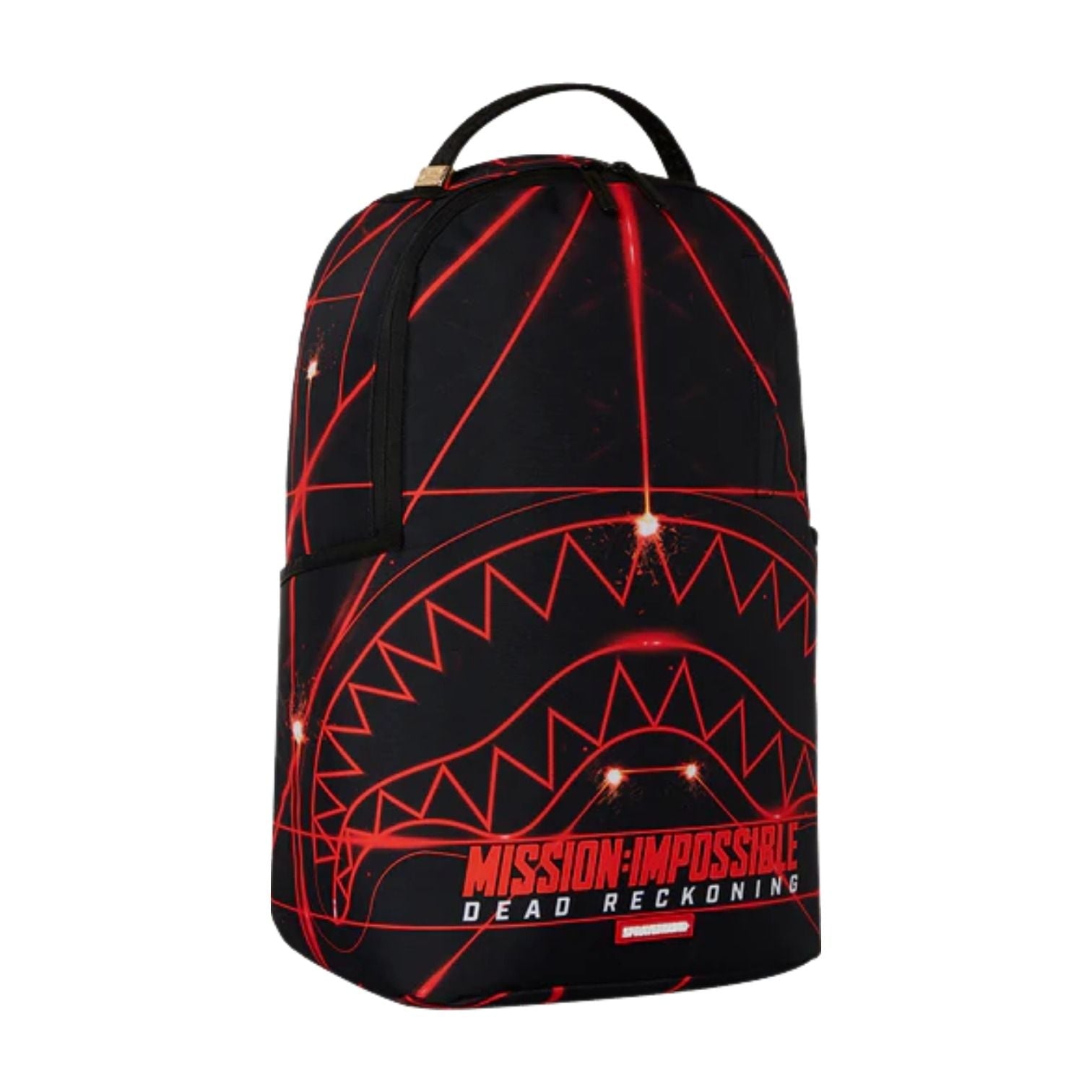 Sprayground Mission Impossible Heist Laser Shark Backpack 'Black Red' G5205-64