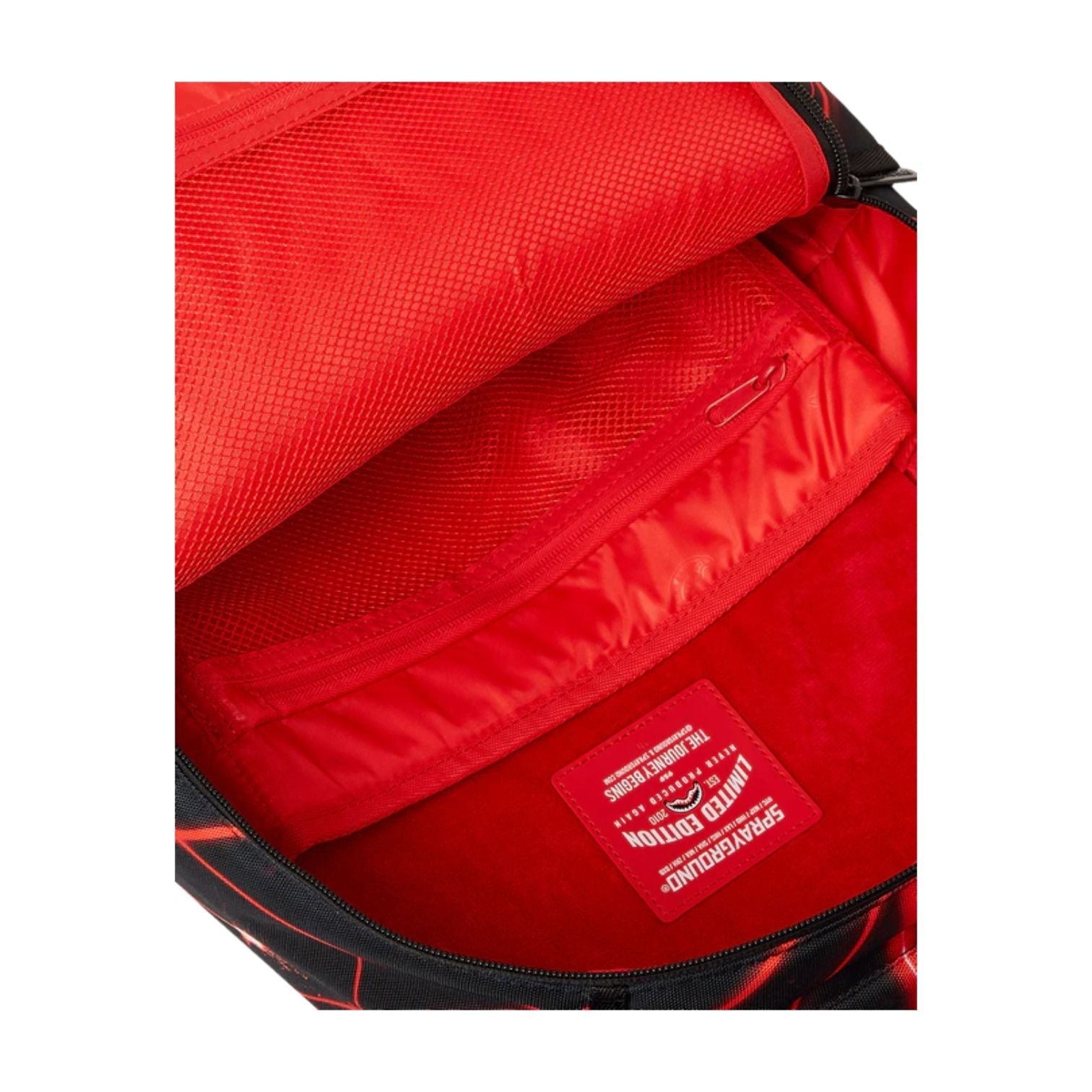 Sprayground Mission Impossible Heist Laser Shark Backpack 'Black Red' G5205-64