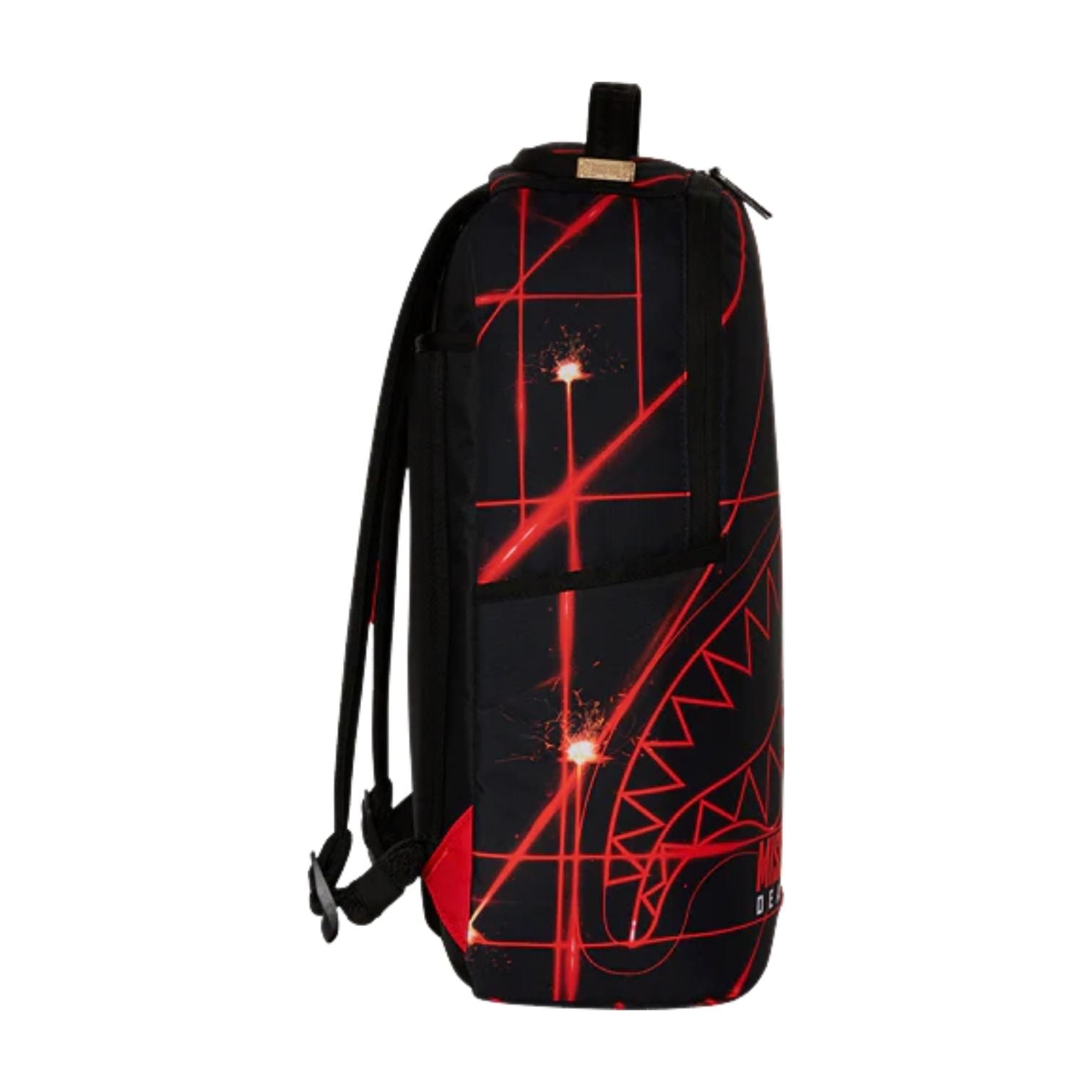 Sprayground Mission Impossible Heist Laser Shark Backpack 'Black Red' G5205-64