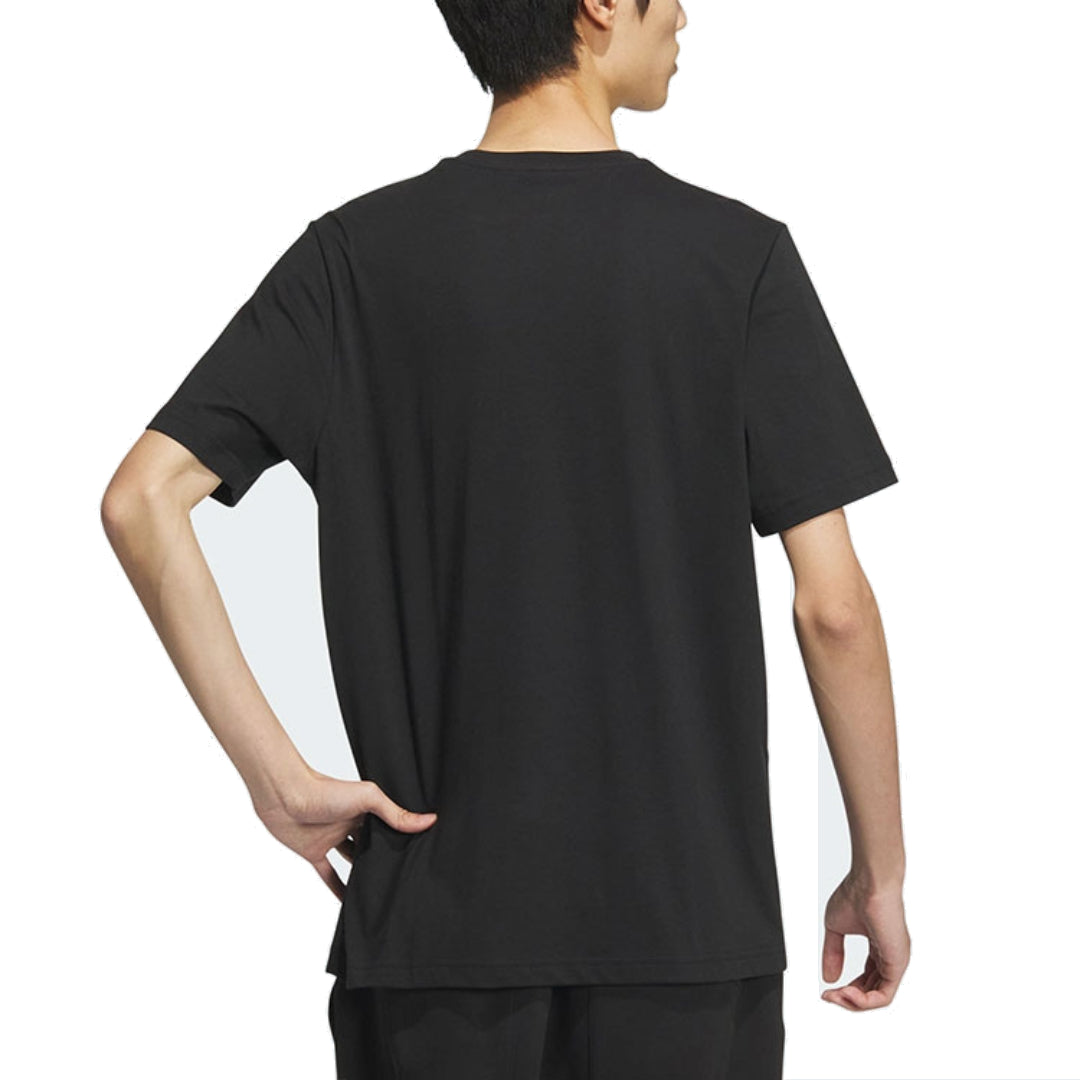 adidas China T-Shirt Asia Sizing 'Black White' JI6834