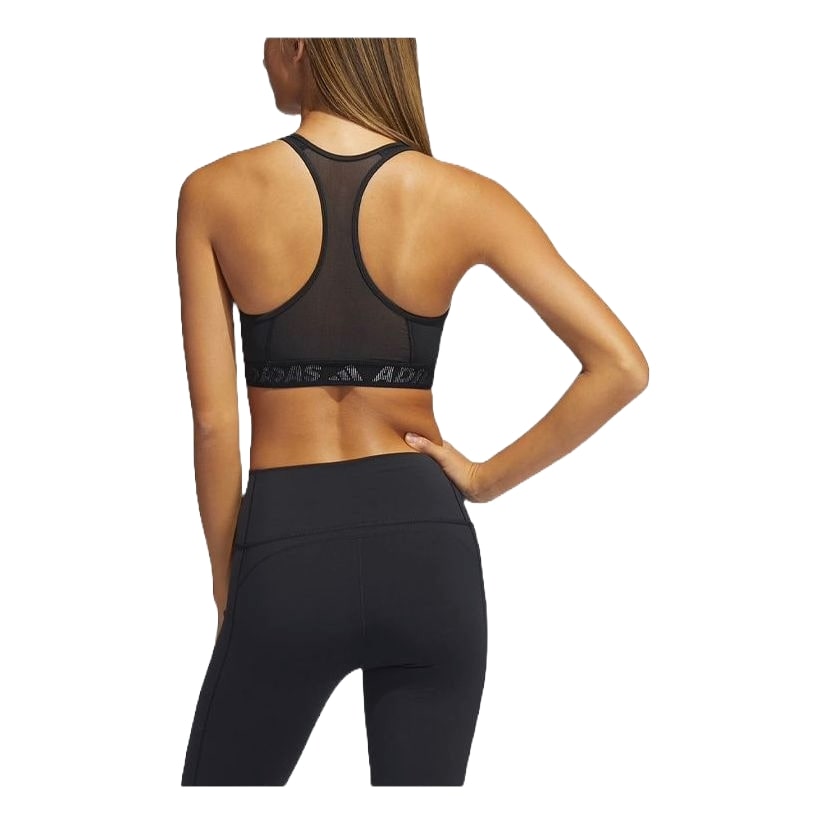(WMNS) adidas DonAsia Sizing 't Rest Badge of Sport Bra 'Black White' GL0579