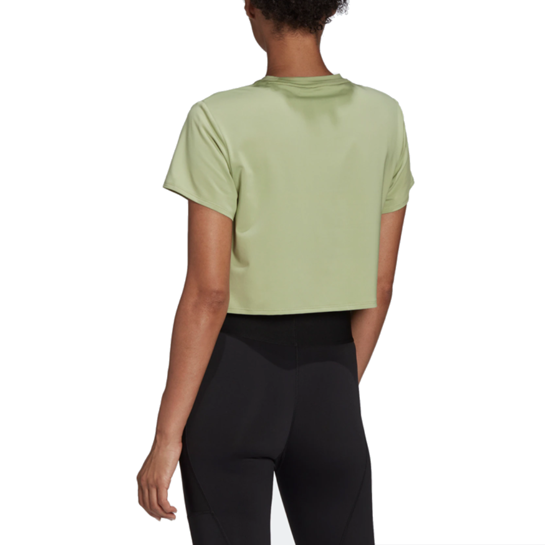 (WMNS) adidas Novelty Training T-Shirt Asia Sizing 'Olive Green' HC0396