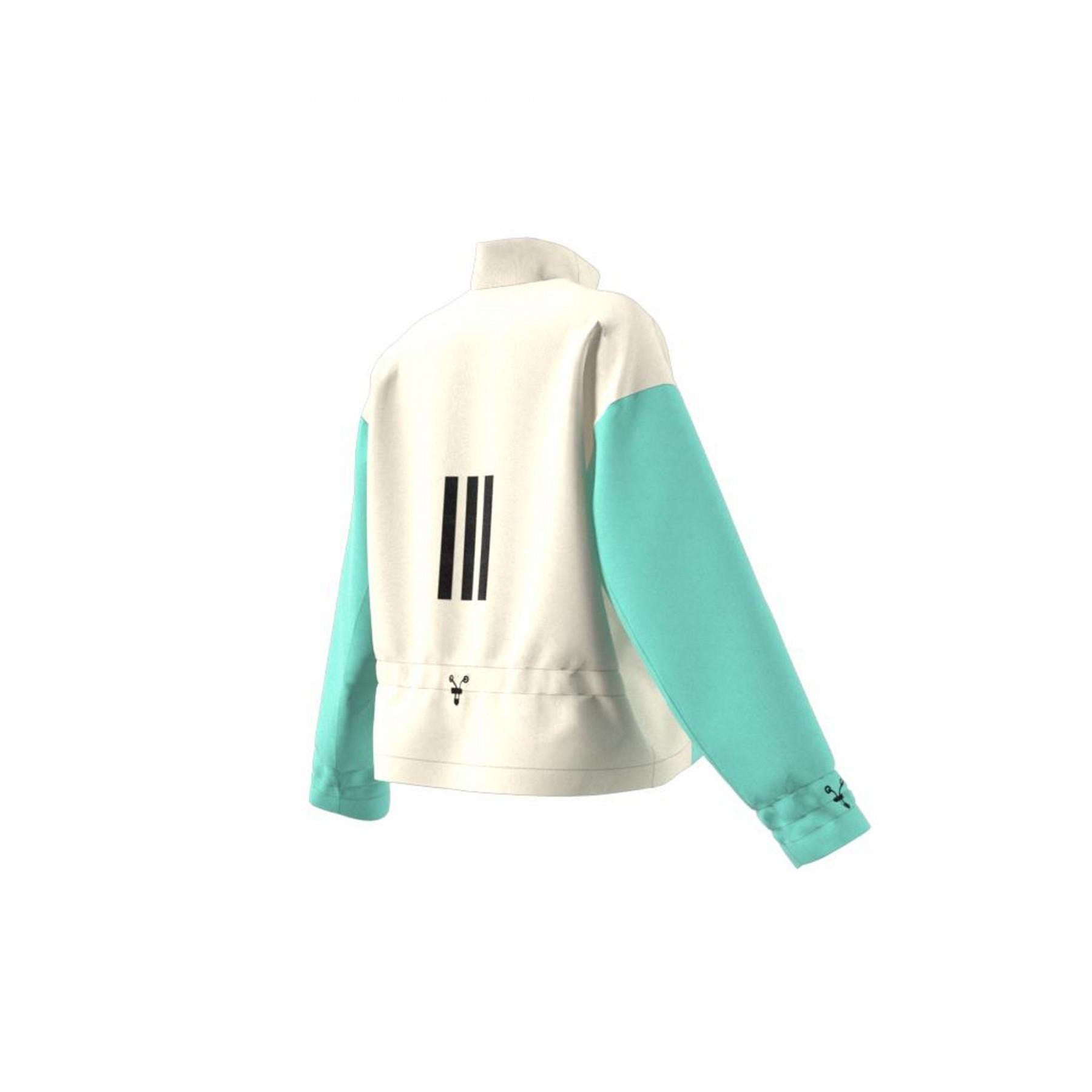 (WMNS) adidas Back to Sport WIND.RDY Jacket Asia Sizing 'White Blue' GM4344