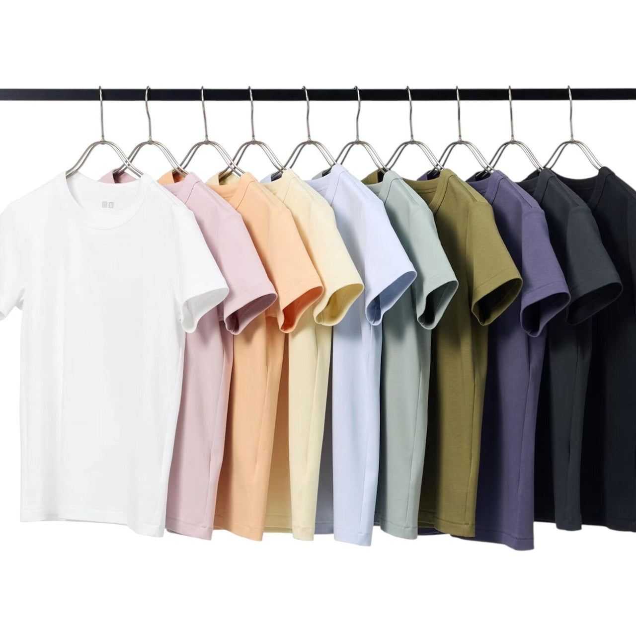 (WMNS) UNIQLO Crew Neck T-Shirt 'Black' 483456-09