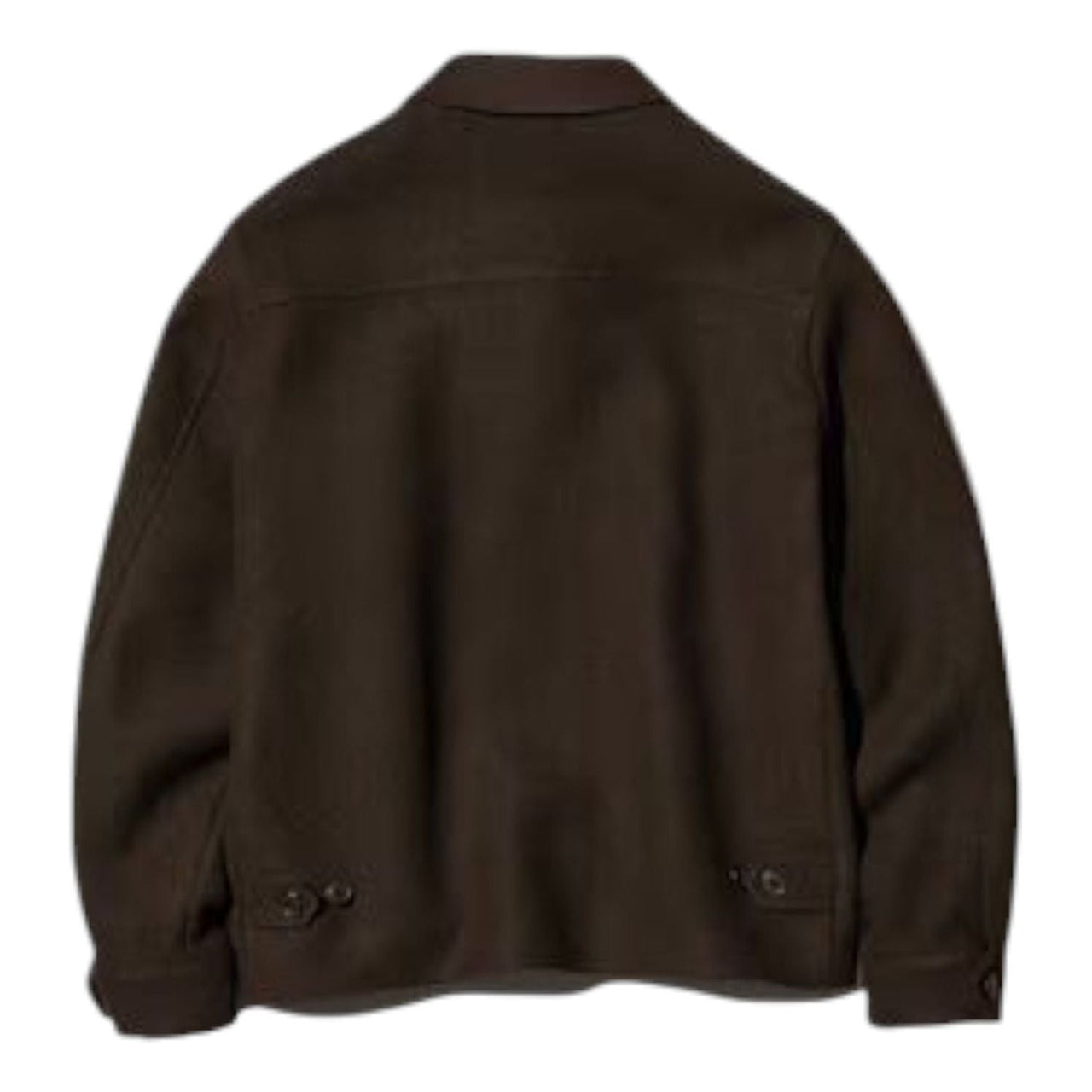 UNIQLO Single Collar Short Blouson 'Dark Brown' 478248-39