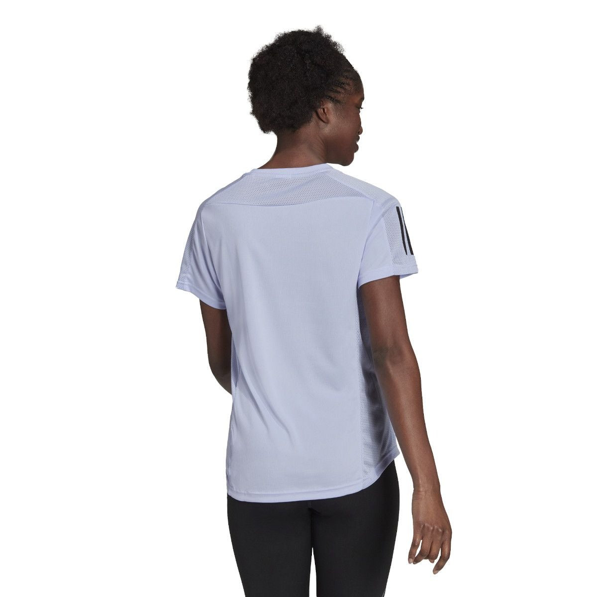 (WMNS) adidas Own The Run T-Shirt Asia Sizing 'Purple' H30042