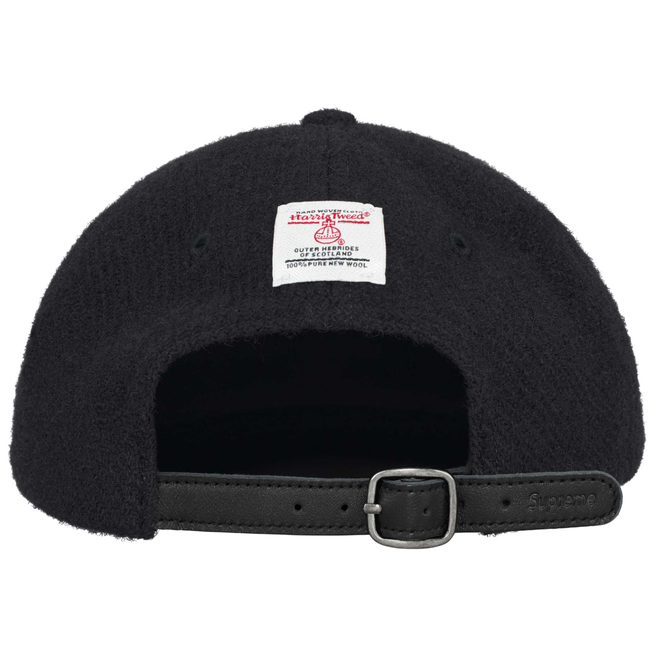 Supreme Harris Tweed 6-Panel Hat FW24 'Black' SUP-FW24-2229-BK