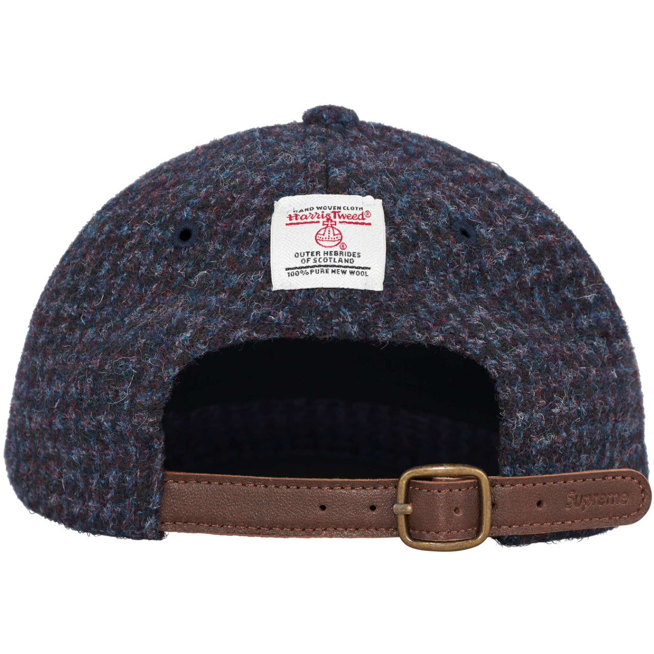 Supreme Harris Tweed 6-Panel Hat FW24 'Navy' SUP-FW24-2229-N