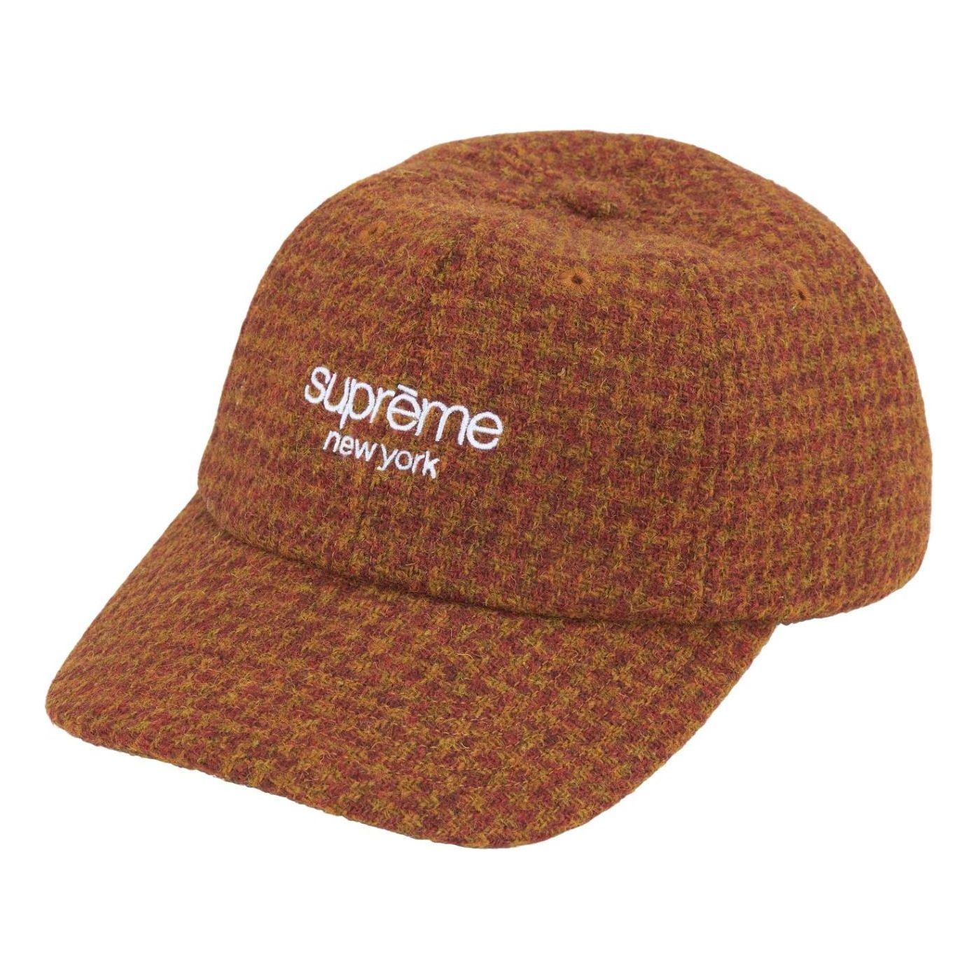 Supreme Harris Tweed 6-Panel Hat FW24 'Brown' SUP-FW24-2229-BN
