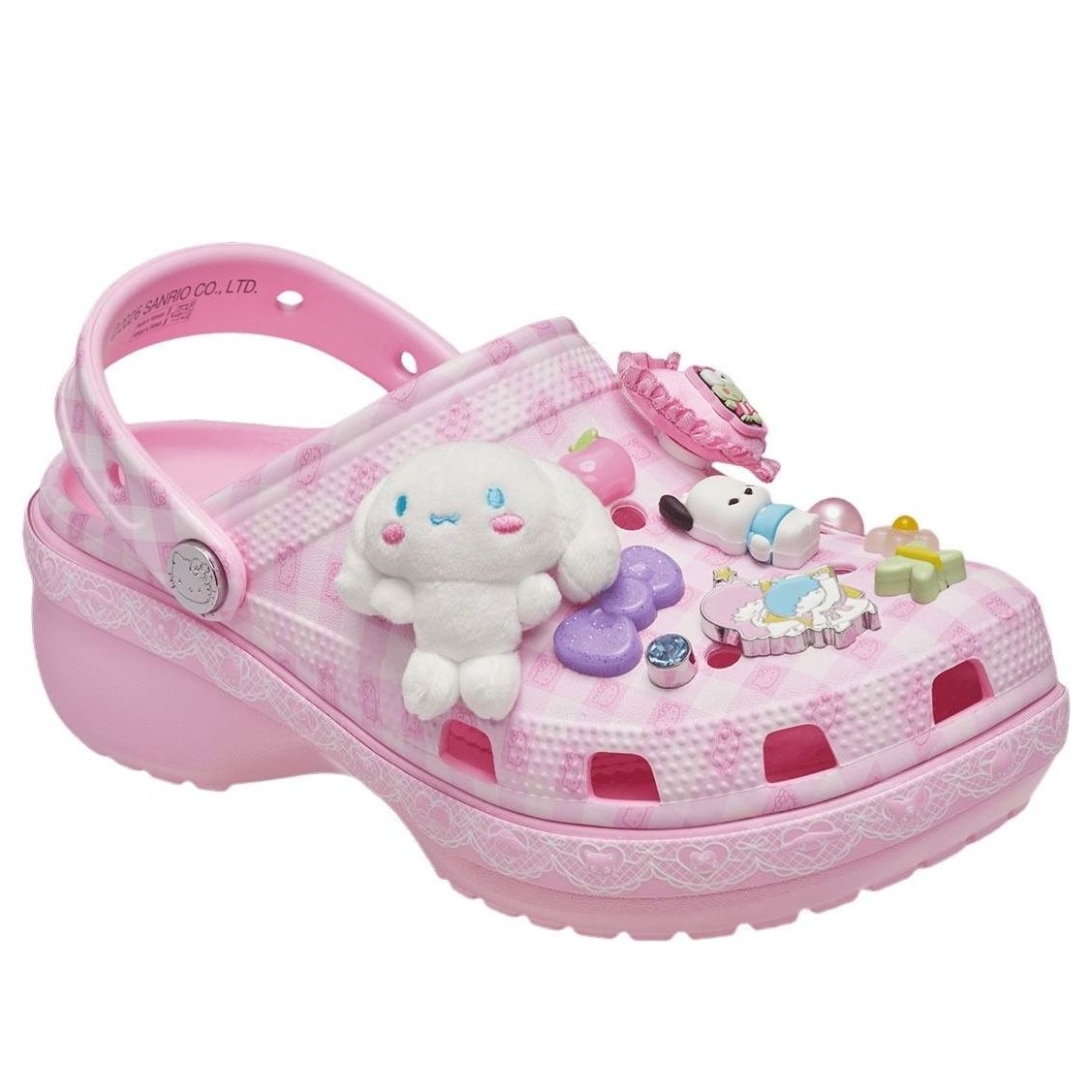 (WMNS) Crocs Classic Platform Clog Hello Kitty and Friends 'Multi' 212683-90H