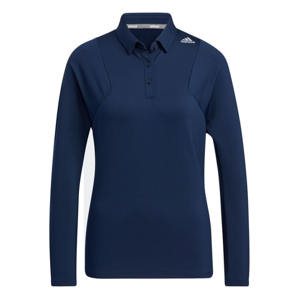(WMNS) adidas COLD.RDY Warm Long Sleeve Stretch Button Down Shirt Asia Sizing 'Navy' HG1721