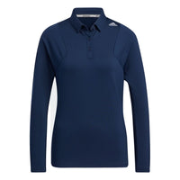 (WMNS) adidas COLD.RDY Warm Long Sleeve Stretch Button Down Shirt Asia Sizing 'Navy' HG1721