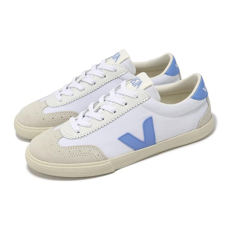 (WMNS) VEJA Volley Canvas 'White Aqua' VO0103648A