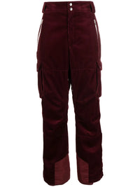 Brunello Cucinelli Logo-Embroidered Corduroy Trousers