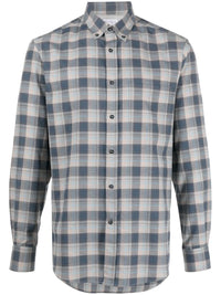 Brunello Cucinelli Check-Print Button-Down Shirt