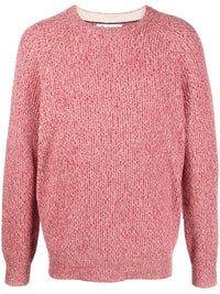 Brunello Cucinelli Mark-Knit Ribbed-Trim Jumper