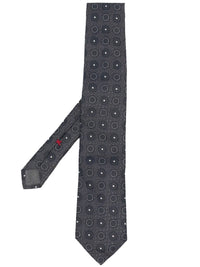Brunello Cucinelli Motif-Embroidered Silk Tie
