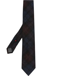 Brunello Cucinelli Checked Wool Tie