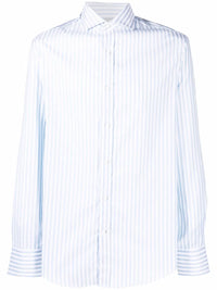 Brunello Cucinelli Striped Long-Sleeved Shirt