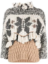 Brunello Cucinelli Fringed Chunky-Knit Cashmere Jumper