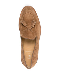 Brunello Cucinelli Tassel-Detail Suede Loafers