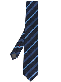 Brunello Cucinelli Regimental Striped Silk Tie