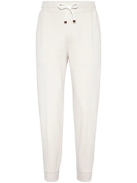 Brunello Cucinelli Drawstring-Waist Tapered Track Trousers