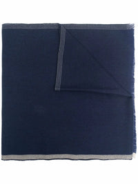 Brunello Cucinelli Contrasting-Edge Frayed Scarf