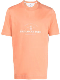 Brunello Cucinelli Graphic-Print Short-Sleeved T-Shirt