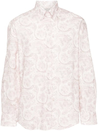 Brunello Cucinelli Paisley-Print Cotton Shirt