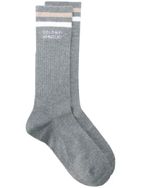 Brunello Cucinelli Contrasting Stripe Mid-Length Socks
