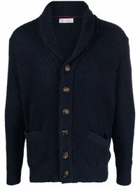 Brunello Cucinelli Shawl Button-Up Cardigan